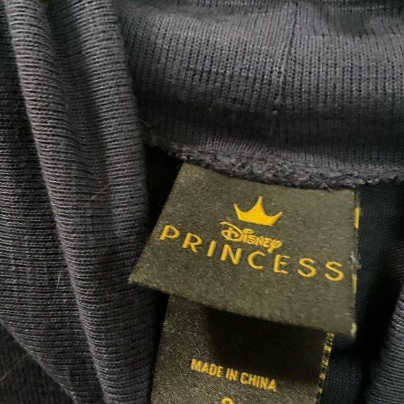 Disney Mock Neck Plus Size Pearls Little Mermaid Shark Bite Hem Top Size 2X - Picture 3 of 7